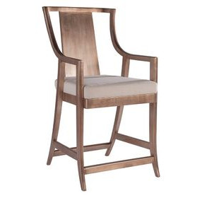 Sirocco Beige Upholstered Counter Height Stool