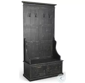 Seabright Black 76" Hall Tree