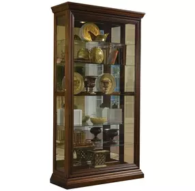Edwardian Two Way Sliding Door Curio