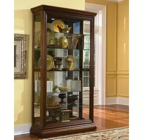 Edwardian Two Way Sliding Door Curio