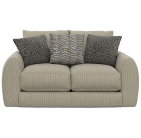 Ezra Twine Loveseat with Cuddler Coil Cushions