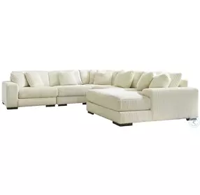 Lindyn Ivory Sectional with RAF Chaise