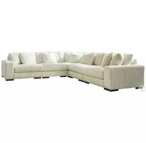 Lindyn Ivory 5 Piece Modular Sectional