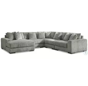 Lindyn Fog Large Sectional withLAF Chaise