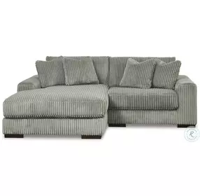 Lindyn Fog Small Sectional with LAF Chaise