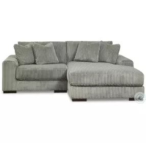 Lindyn Fog Small Sectional with RAF Chaise