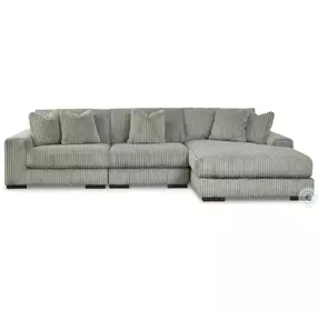Lindyn Fog 3 Piece Sectional with RAF Chaise