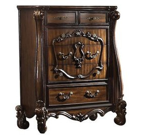 Versailles Cherry Oak 5 Drawer Chest