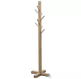 Willow Nest Natural Hat Rack with 8-Prong Hooks