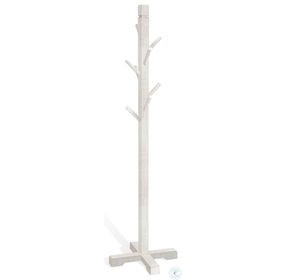 Seabright White 8 Prong Hook Hat Rack