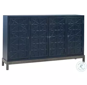 Brixton Azure Blue Accent Cabinet