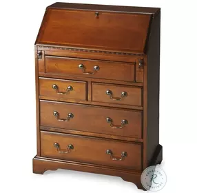 Danforth Cherry Olive Ash Burl Secretary