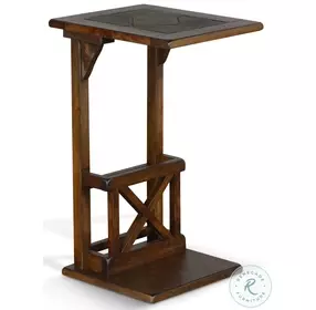 Tidy Touch Dark Brown Rectangular Side Table