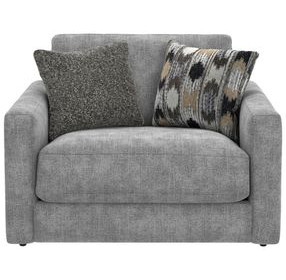 Avondale Nature Upholstered Chair and A Half with Pillows