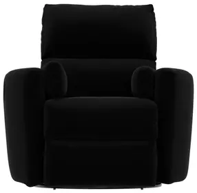 Avondale Ebony Swivel Glider Recliner with Pillows