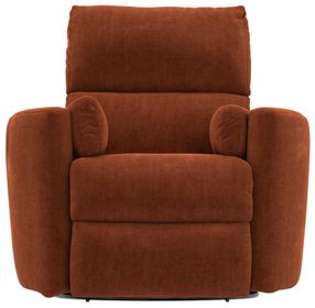 Avondale Nutmeg Swivel Glider Recliner with Pillows