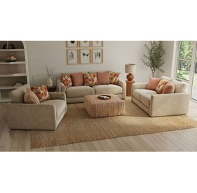 Avondale Burlap Living Room Set