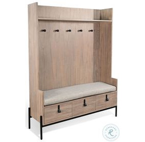 Maple Haze Natural Alyssa 54'' Bench Hall Tree