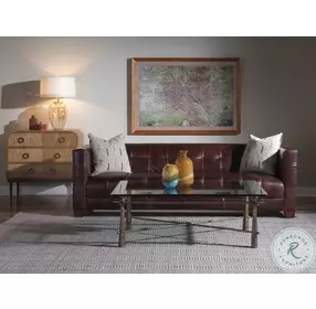 Signature Designs Bronze Foil Cortona Rectangular Occasional Table Set