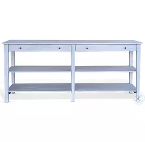 Autumn Echo Light Gray Wide 71" Rectangular Console Table