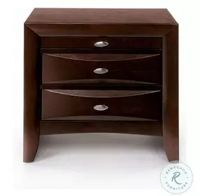 Ireland Espresso 2 Drawer Nightstand