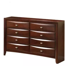 Ireland Espresso 8 Drawer Dresser