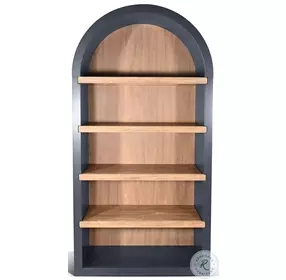 Ardencrest Blue 84" Arched Bookcase