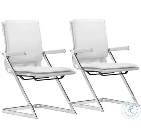 Lider Plus Conference Chair White Set of 2