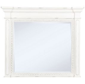 McKinney Vintage White Rectangular Dresser Mirror