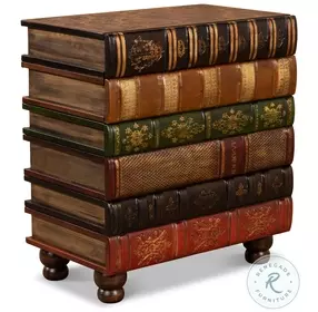 Florentine Books Multicolor Chairside Chest