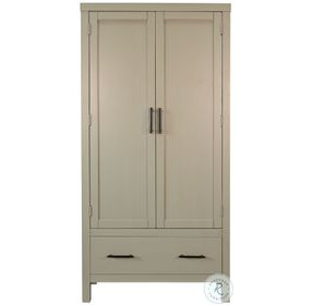 Clean Slate Gray 2 Door Storage Cabinet