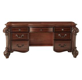 Vendome Cherry 7 Drawer Vanity Desk