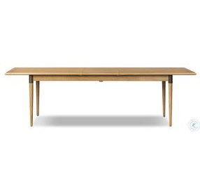 Harper Fawn Oak Veneer 104" Extendable Rectangular Dining Table