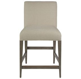 Madox Grigio Upholstered Counter Height Stool