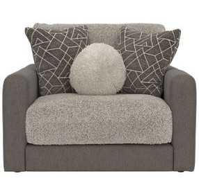 Reddington Umber Chair and A Half with Cuddler Cushions