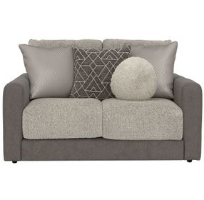 Reddington Umber Loveseat with Cuddler Cushions