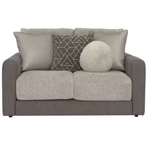 Reddington Umber 69" Loveseat with Cuddler Cushions