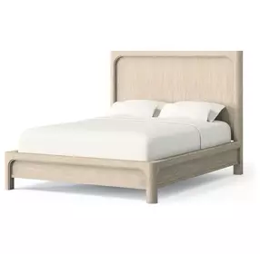 Solano Weathered Mango Queen Panel Bed