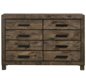 Woodmont Rustic Golden Brown Dresser