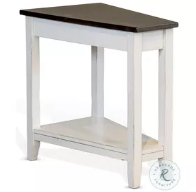 Heritage House White Chair Side Table