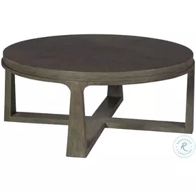 Cohesion Program Grigio Rousseau Round Cocktail Table