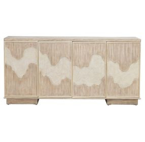 Terrace Gravel 4 Door Accent Cabinet