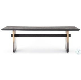 Brennan Worn Black Dining Table