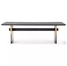 Brennan Worn Black Dining Table