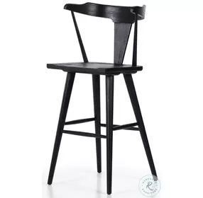Ripley Black Oak Bar Stool