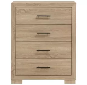Arielle Light Oak 4 Drawer Chest