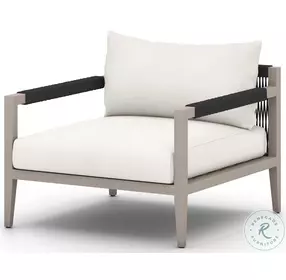 Sherwood Venao Ivory Performance Fabric Outdoor Chair