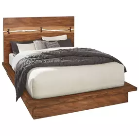 Winslow Smokey Walnut California King Panel Bed