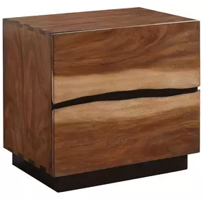 Winslow Smoky Walnut And Coffee Bean Nightstand