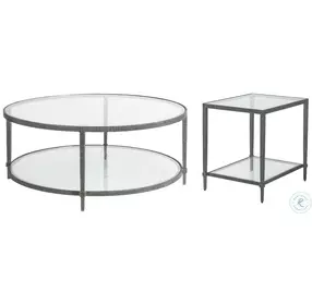 Metal Designs St Laurent Claret Round Occasional Table Set